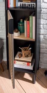 The bookcase can be used separately or placed near our multi
