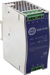 SDR-75-48 75W - DIN Rail Power Adaptör Metal Kasa