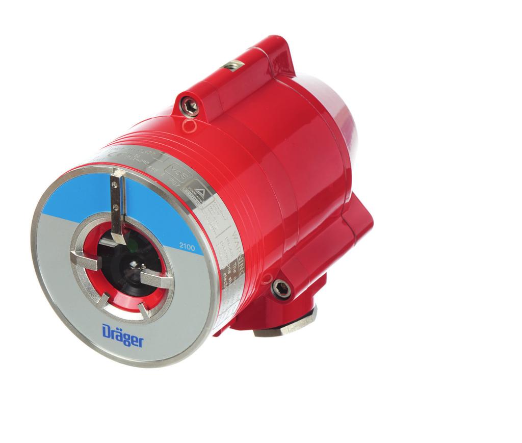 Dräger Flame 2100 (UV) Alev Algılama Çok kısa tepki süresi ve yanlış alarmlara karşı yüksek düzeyde güvenilirlik, Dräger Flame 2100'ün başlıca özellikleridir.