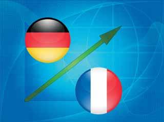 Ekonomi, ikinci çeyrekte önceki çeyre e göre yüzde 0,3 büyüdü. Beklenti, ekonominin yüzde 0,3 darald yönündeydi. Alman ekonomisi ikinci çeyrekte y ll k bazda ise yüzde 7,1 küçüldü.