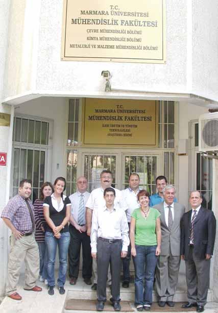 Marmara Üniversitesi Metalurji ve Malzeme Mühendisli i Bölümü baflta seramik ve kompozit malzemeler olmak üzere lisans ve lisansüstü aflamada ileri teknoloji malzemelerini gelifltirebilecek birikime