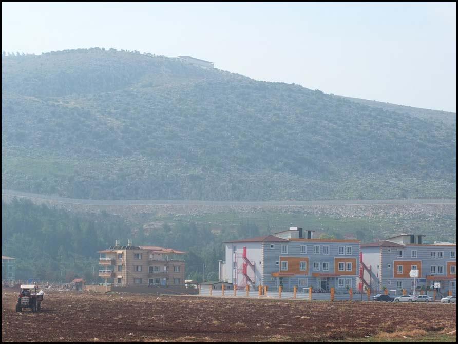 PYD nin güvenlik duvarına karşı sınır nöbeti, kaynak: (www.haberturk.