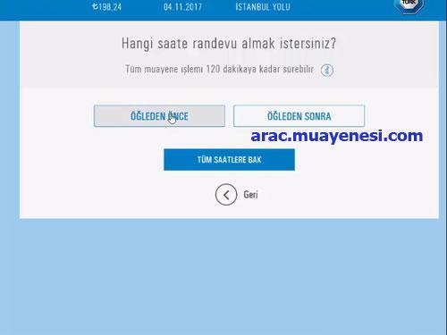 geçerlilik cezasını AraçSon Bu Tüvtürk Randevu Aşama 5 - Randevu Alınacak İstasyon İlk aşamada seçilen il merkezine göre istasyonlar sıralanmaktadır.