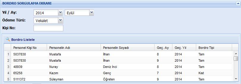 Not: Güncelleme işlemi her ayın 14 ünde yapılmasından dolayı hesaplamanın 14 ü akşamı saat 17:00 a kadar tamamlanmış olması gerekir.