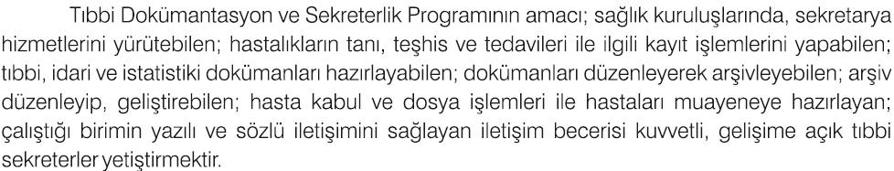 2013-2014 Eğitim- Öğretim yılından itibaren ikinci öğretim programı eğitim-öğretim faaliyetlerine