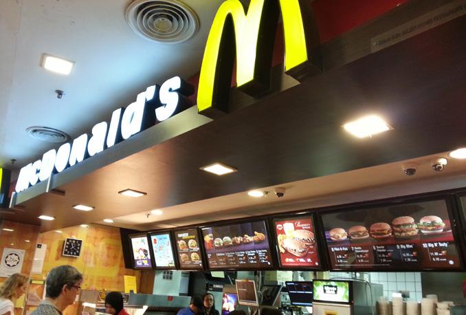 UYGULAMA REFERANSI McDonald s, Malezya McDonald s şirketi, 300'den fazla şubesinin her birine Hikvision IP sistemi kurdu.