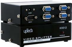 500MHz 4 Port VGA Splitter - 500MHz 8 Port VGA Splitter - 500MHz QXGA 2048x1536 QXGA 2048x1536 QXGA