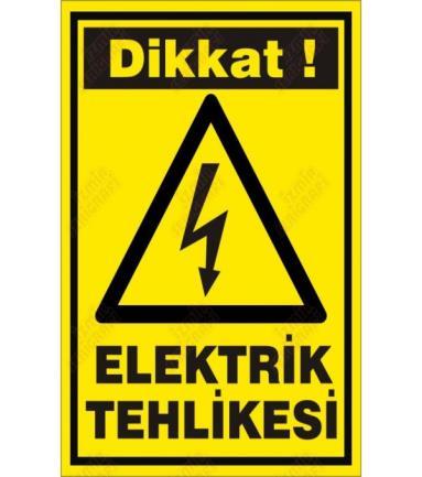 Elektrik Elektrikle Temas Tehlike Kaynakları Elektrik Tesisatı Kablo ve Bağlantıları Seyyar Aydınlatma Cihaz ve Bağlantıları (Yalıtım, dış