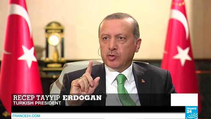 Tunus Ürdün - Amman Erdoğan: Bakın şu anda itirafçılar var ve bu itirafçılar talimatı nereden aldıklarını söylüyorlar.