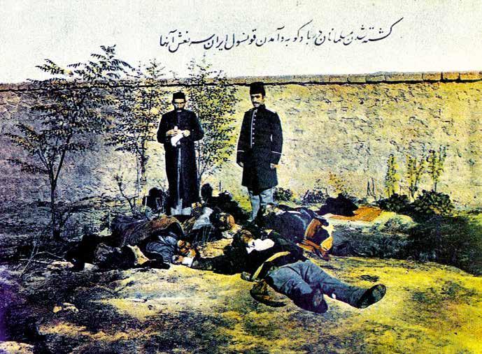 Soykırım İran ın Bakü Konsolosu Mart 1918 de öldürülen Müslümanların cesetleri yanında 1918 yılının Mart ayında yaşanan olaylar, Azerbaycan tarihinin en kanlı sayfalarından biridir ve Azerbaycan