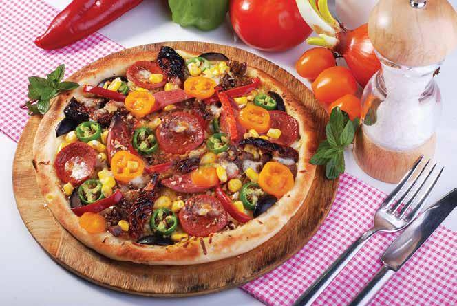 Pizza Çeşitleri Margarita Pizza 17.00 Mozarella peyniri, pizza sosu Vejeteryan Pizza 19.00 Mantar, mısır, zeytin, biber, domates, pizza sosu Tavuklu Pizza 21.