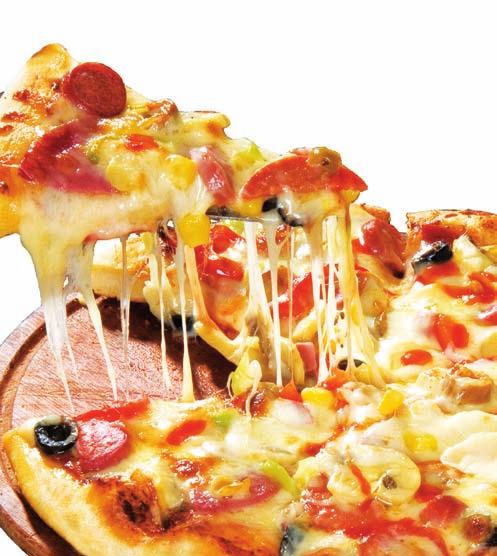 pizza sosu mantarlı pizza kaşar peyniri, mantar, mısır, zeytin, biber, kekik ve pizza sosu tavuklu pizza küp tavuk parçaları, kaşar peyniri, mısır, zeytin, biber, kekik ve