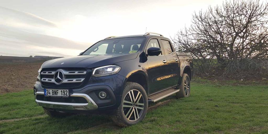 TEST ARAZİNİN YILDIZI OLMAK İÇİN GELDİ Pick-up sınıfının yıldızı olmaya gelen Mercedes-Benz, X-Class ile yeni bir boyuta geçti. Üç farklı donanım seçeneğiyle pazara çıkan modele, 2.