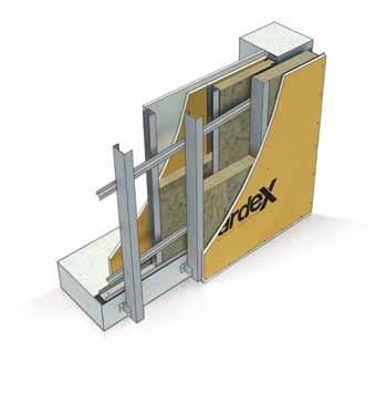 COREX BoardeX Mineral yün BoardeX DC profili BoardeX Omega profili DU profil Ses yalıtım bandı Malzeme Analizi Malzeme Adı Tüketim Tüketim =60 cm =40 cm BoardeX 2,10 m 2 COREX 1,05 m 2 BoardeX DC