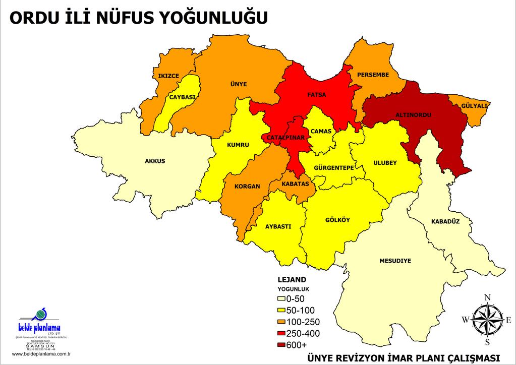 Harita 6: Ordu İli