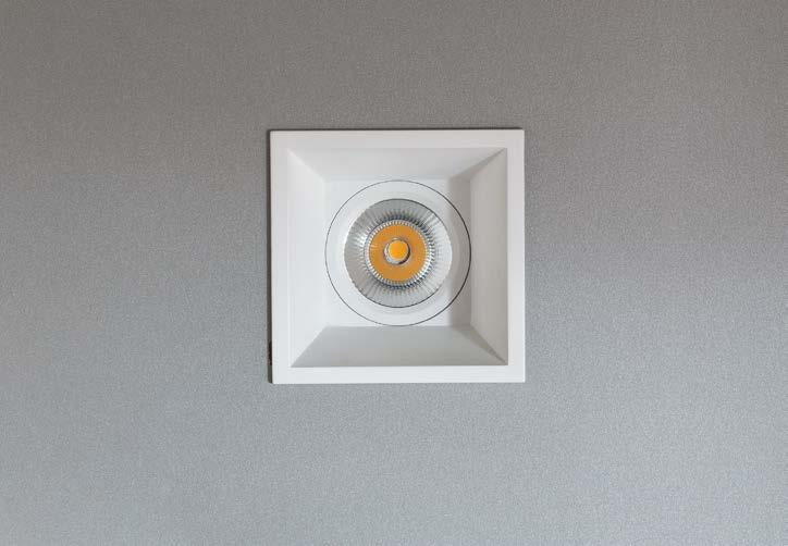 Blanda Sabit Downlight Spot Elektrostatik Toz Boyalı Alüminyum Enjeksiyon LED Multiçip PF (Power Factor) > 90 12 24 36