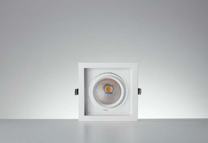 Lava 30 Watt Kare Downlight Elektrostatik Toz Boyalı Alüminyum Enjeksiyon LED Multiçip PF (Power Factor) > 90 40