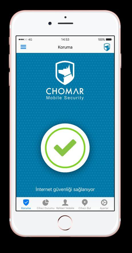 CHOMAR MOBILE SECURITY (ios) ios cihazlarınız güvende ios cihazlarınız ile internette