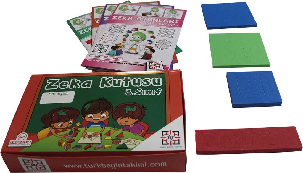 3.Sınıf Zeka Kutusu Zeka Kutusu okullarda zeka oyunları dersinin verimli uygulanması için hazırlanmış bir zeka oyunları setidir.