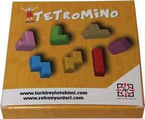 TETROMİNO EVA Tetrobox kutusundaki Tetromino Yerleştirme oyununun benzeri olan bu oyunda eva malzemesi kullanılmış ve