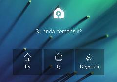 HTC Sense Giriş widget'i, evde, iş yerinde veya başka herhangi bir yerde bulunmanıza bağlı olarak değişir. HTC Sense Giriş widget'ini ayarlama HTC Sense Giriş widget'ini ayarlamak hızlı ve kolaydır.