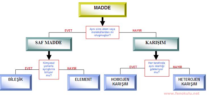 Maddeler ortak özellikleri