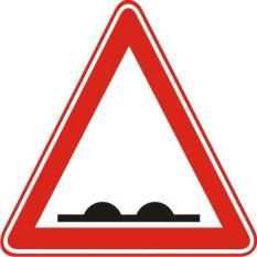 Gevşek malzemeli zemim uyarı işareti Tek yön yollar; Acil araç sürücüsü mümkün olduğunca tek yönlü yollardan kaçınmalıdır.