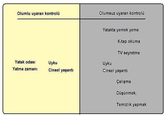 YÖNTEM: Tedavi süreci üç aşamada uygulanır; Tedaviyi tanıtma Uyaran kontrol