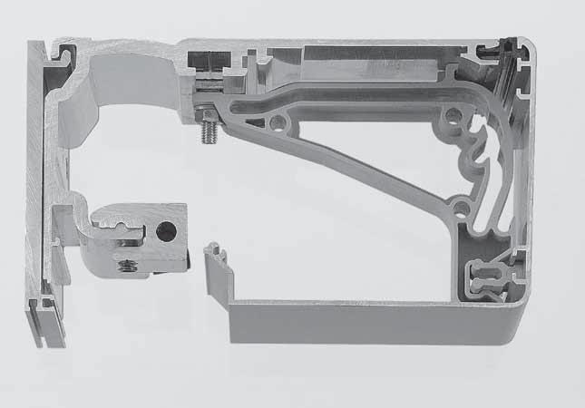 (opsiyonel) dormakaba, 100 mm yüksekliğinde taşıyıcı