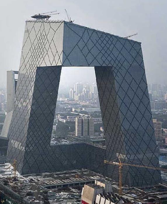yılında tamamlanan Çin deki CCTV Binası 2000 li yılların öncü yapıları arasındadır.