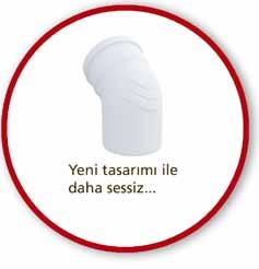 DİZAYN ATIK SU ÇOK SESSİZ-TRIPLEX EK PARÇALARI DİRSEK 45 4035 50 100 5,48 4036 75 40 10,60 4037 110* 10 16,48 4038 125