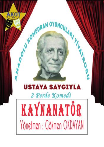 TİYATRO 7+ Kaynanatör Bitlis Anadolu Komedram Oyuncuları Tiyatrosu Oyunda; 35-40 yaşlarına kadar bekâr kalan Bahri nin sonunda evlenecek birisini bulması ve nişan sonrası yaşanan aksilikler, ek