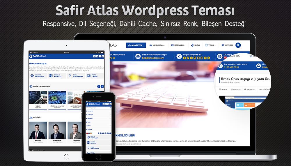 Safir Atlas Wordpress Teması Kurulum ve Kullanım Klavuzu Öncelikle bizi tercih ettiğiniz için teşekkür ederiz.