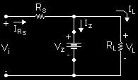 Zener Diyotlar 5 Zener diyodu çalıştıracak minimum yük direncini (dolayısıyla maksimum yük akımı) belirlemek için Şekil 3.4 deki devre kullanılabilir. Şekil 3.4 Buradan VL = VZ lik bir yük gerilimine yol açacak RL değeri hesaplanabilir.