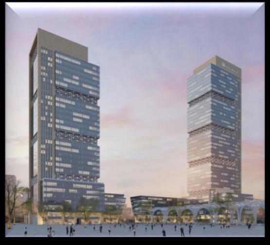 Devam Eden Projeler İstanbul Uluslararası Finans Merkezi Projesi Halk GYO Ofis Kuleleri İli : İstanbul İlçesi : Ümraniye Yüklenici Firma : YDA İnşaat A.Ş.