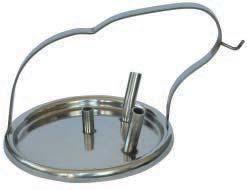 Stainless Steel Bucket Lid Malzeme / Material : Inox Ağız Çapı / Opening Diameter : Ø 191 Giriş Çapı / Nipple Diameter : Ø17 x Ø13,5 Ağırlık / Weight :