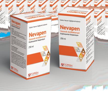 ANTİBAKTERİYELLER Nevapen Enjeksiyonluk Süspansiyon Her ml si 200.000 IU Benzilpenisilin prokain, 100 mg Neomisin (sülfat)içerir.