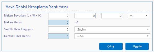 JET FAN İTME VE SÜPÜRME MESAFESİ HESAPLAMA Fan-Sim Jet fanlar için itme ve süpürme mesafelerinin hesaplanması işlevine sahiptir.