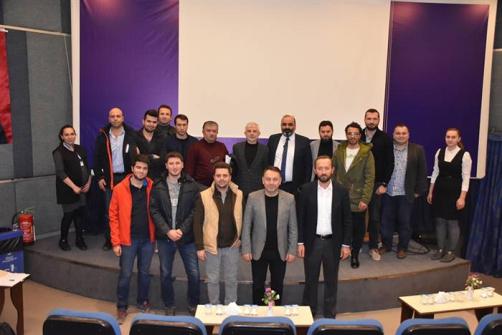 İhracatı Geliştirme Merkezi Genel Müdürü Murat Işık'ın gerçekleştirdiği eğitime üyelerimiz ve Düzce Üniversitesi'nin ilgili bölümlerinden öğrenciler katıldı.