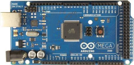 referans gerilim aralığı değiştirilebilir. Arduino Mega 2560 Programlaması ArduinoIDE si üzerinden programlanır. Bootloader( karta yazılım yüklemeye yarayan kod parçası) üzerinde gelir.