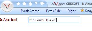 Akışı sayfasına girilir.