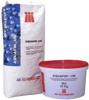 Sarfi yat: 1,75 kg/m²/mm Ambalaj: 25 kg torba AQUAFIN-2K/M Çimento esaslı, iki bileşenli, %115 elastik, UV dayanımlı, içme suyuna uygun su yalıtımı malzemesi AQUAFIN-UM Çimento esaslı, iki bileşenli,
