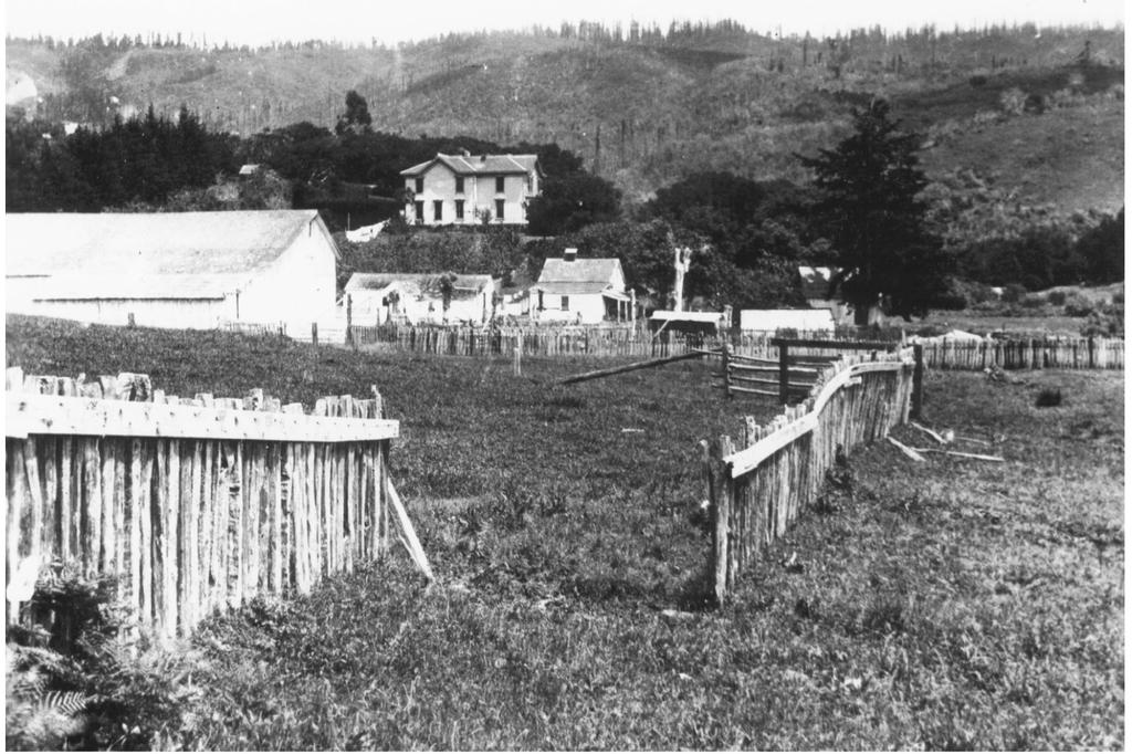 1906 San Fransisco depremi sonrasında San Andreas Fayı nı kesen bir çitte gözlemlenen 3.