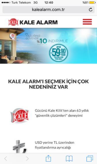 tr sitesini ziyaret edebilir, Kale Alarm ile ilgili birçok bilgiye ulaşabilirsiniz.