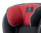 Mercedes-Benz çocuk koltukları Limited Black tasarımıyla sunulmaktadır. Döşemeler yıkanabilir, yırtılmalara karşı dayanıklı ve son derece uzun ömürlüdür.