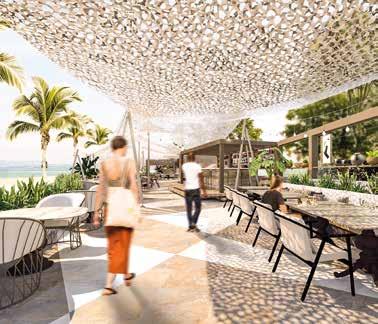 Yeni Beach Club Restoran & Bar özel konumuyla, kahvaltı, öğle ve akşam yemeklerini ücretli olarak sunacaktır.