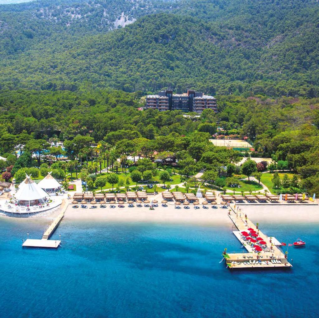 Her Şey Dahil PALOMA FORESTA RESORT Kemer Beldibi mevkiinde bulunan tesis, Kemer e 18 km, Antalya