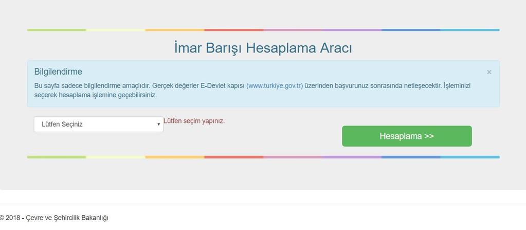 YAPI KAYIT BELGESİ BEDELİ HESAPLAMA ARACI Yapı Kayıt Belgesi bedeline ilişkin