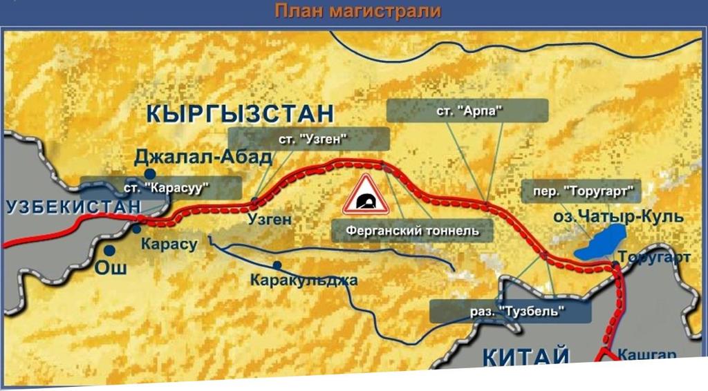 ÇİN-KIRGIZİSTAN-ÖZBEKİSTAN YOLU İNŞA EDİLECEK Geçtiğimiz dönemde Çin-Kırgızistan-Özbekistan demiryolu projesinin nihai onayı konusunda önemli görüşmeler yapıldı.