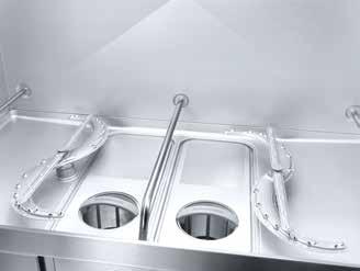 Kullanılabilir alandan ve bulaşıktan bağımsız bir şekilde dünyanın en küçük mutfak takımı yıkama makinesi GS 630 ya da birçok yenilikçi özelliğe sahip yeni UF-M, UF-L veya UF-XL modellerinden birini